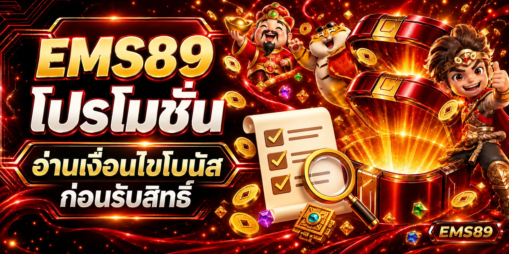 EMS89 โปรโมชั่น วิธีอ่านโบนัสและยอดเทิร์นก่อนรับ